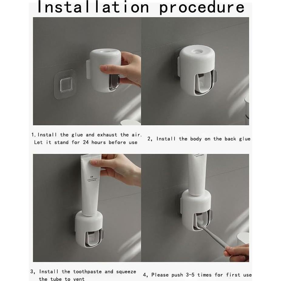 Dispensador Automático de Pasta de Dientes So Nice Blanco