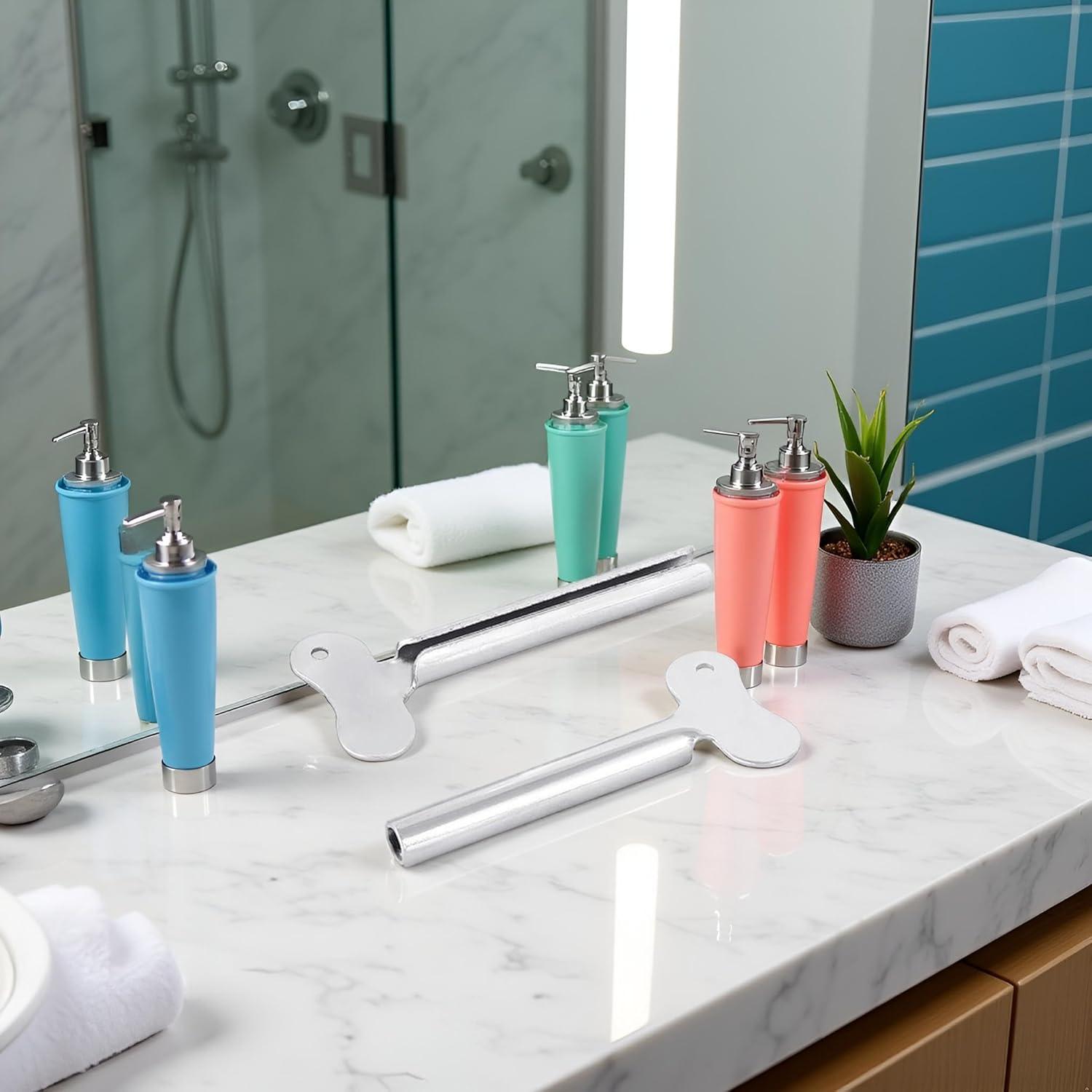 Juego de 2 Llaves Exprimidor de Tubo Cauaoa - Metal Duradero