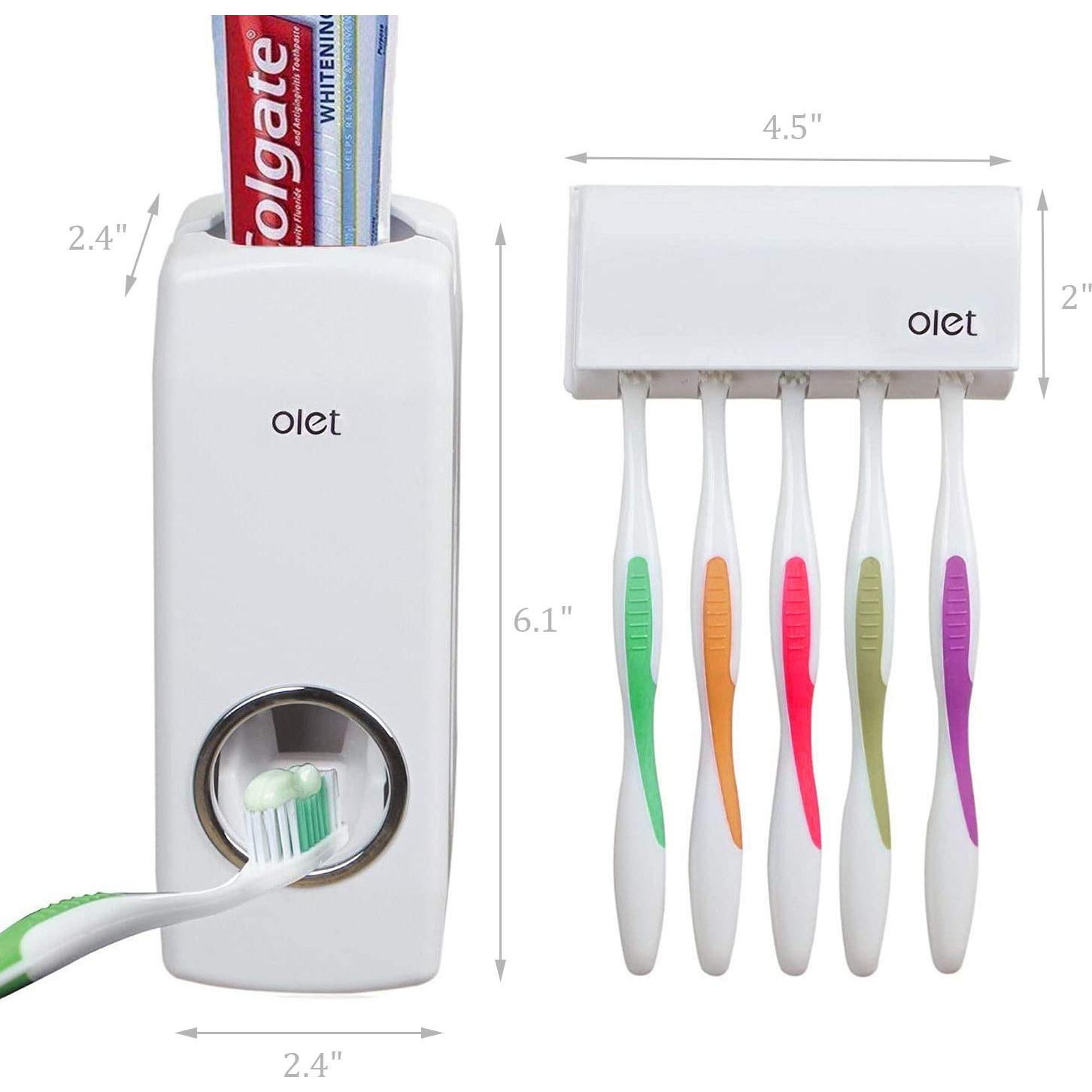 Dispensador Automático de Pasta de Dientes Power Will con Soporte