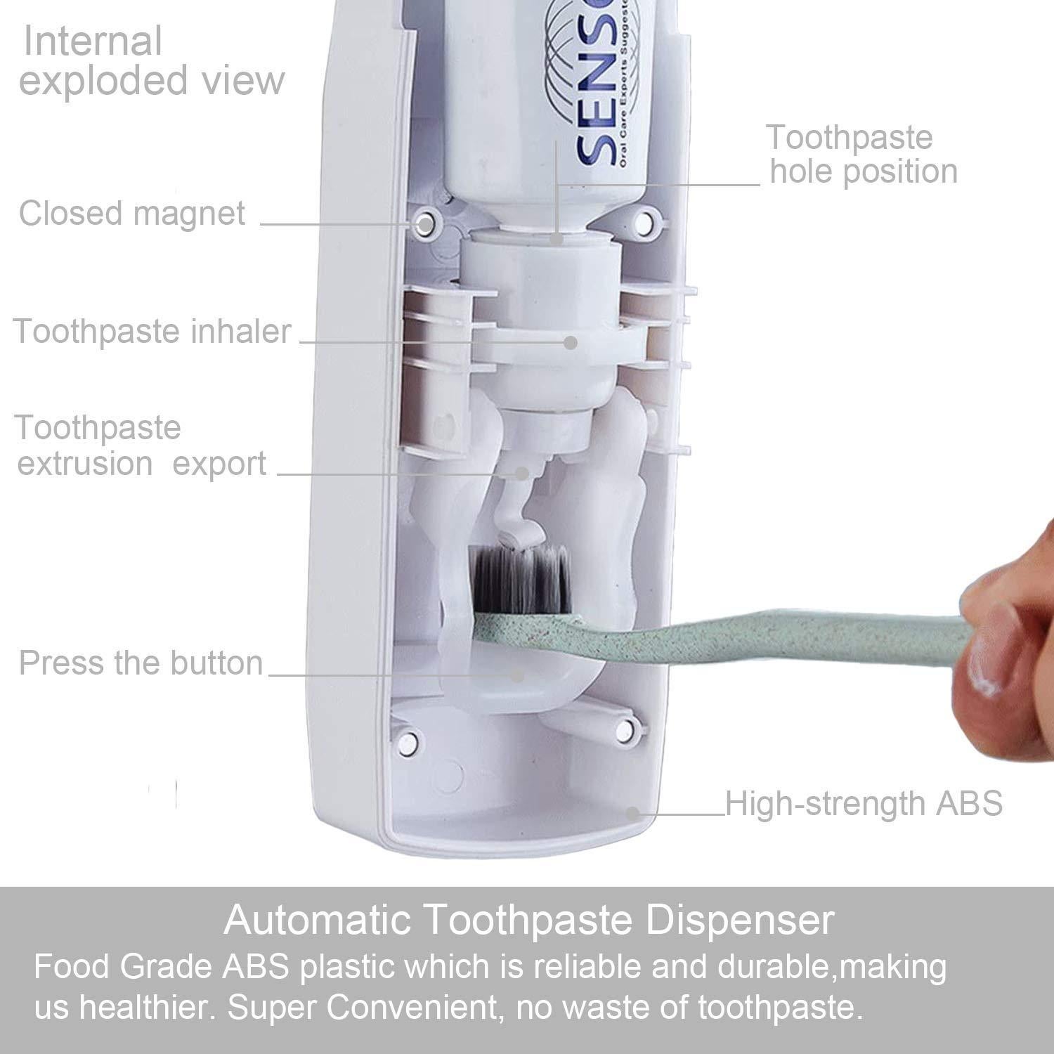 Dispensador Automático de Pasta de Dientes Power Will con Soporte