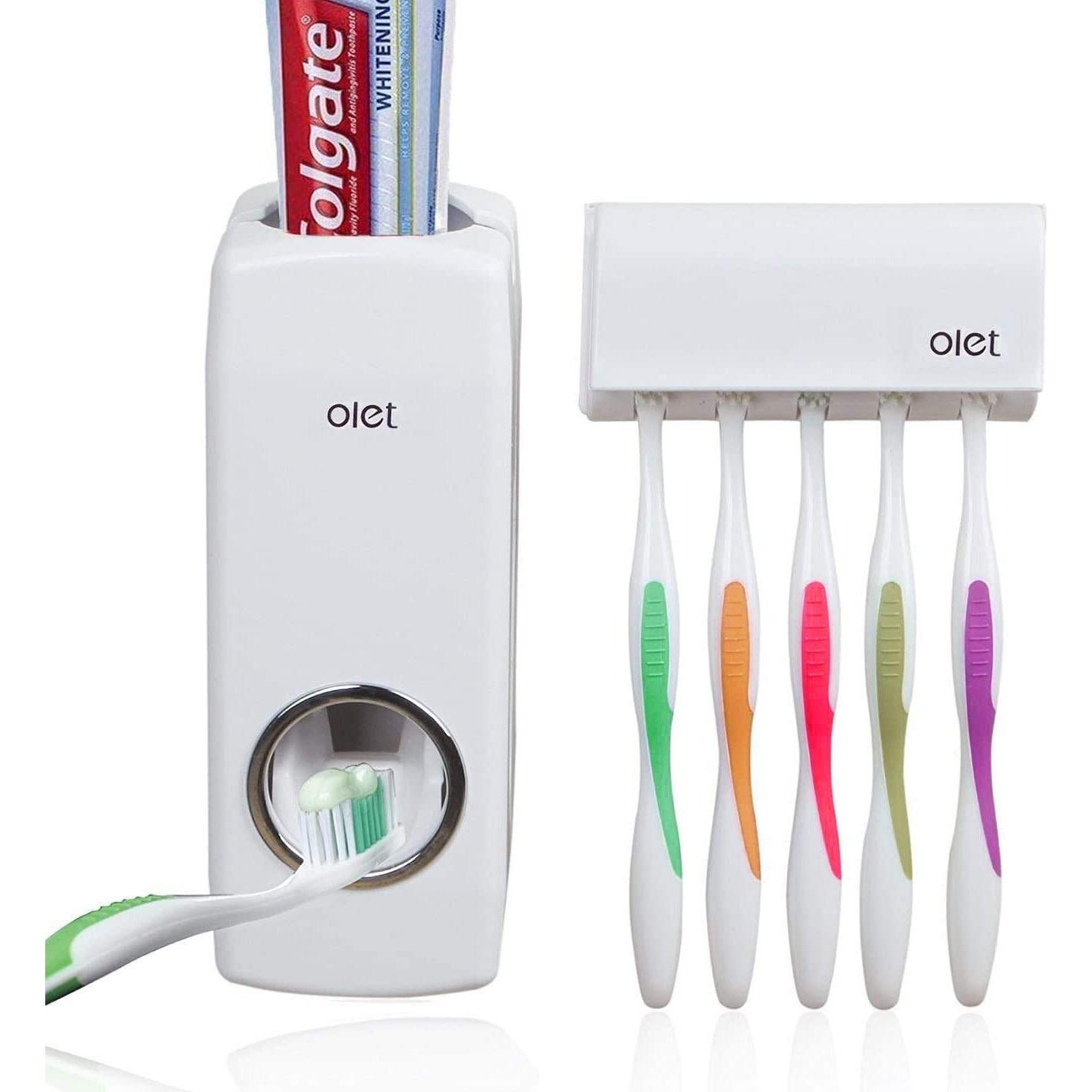 Dispensador Automático de Pasta de Dientes Power Will con Soporte