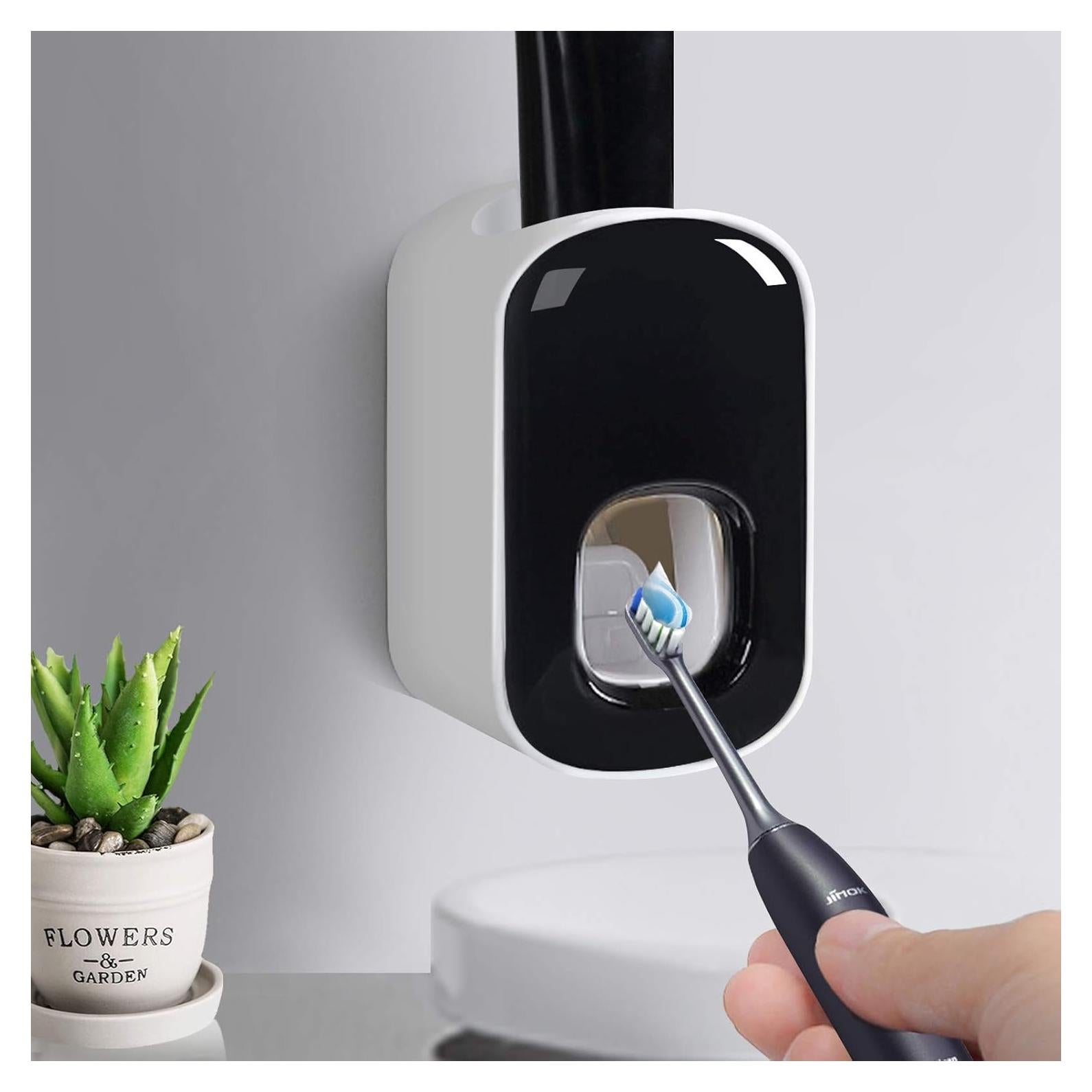 Dispensador Automático de Pasta de Dientes Visen Negro