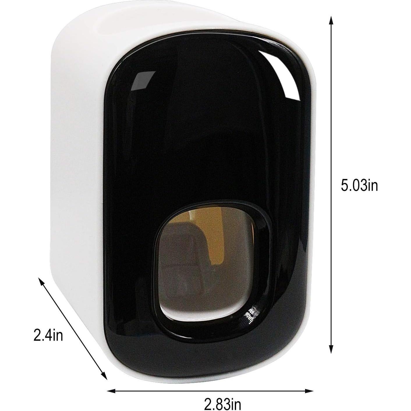 Dispensador Automático de Pasta de Dientes Visen Negro