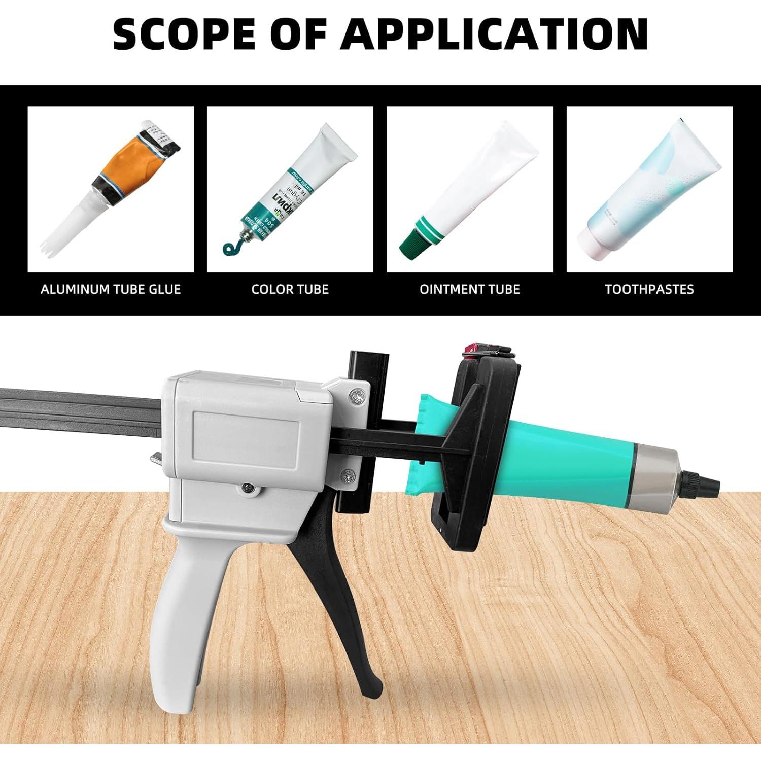 Pistola de Pegamento Manual DLBEEM 704 para Tubos de 45-100g