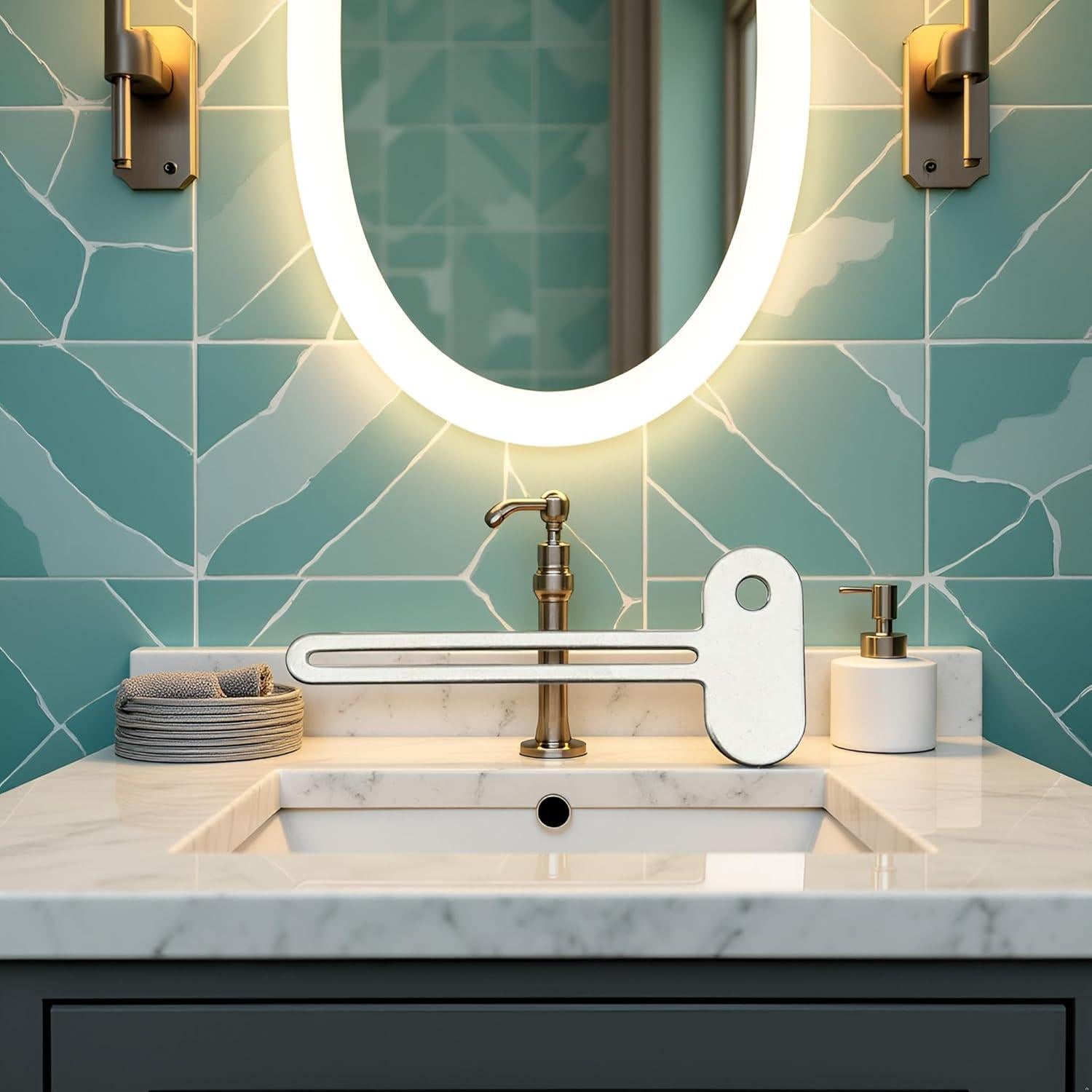 Exprimidor de Pasta de Dientes Manual BWESOO Acero Inoxidable