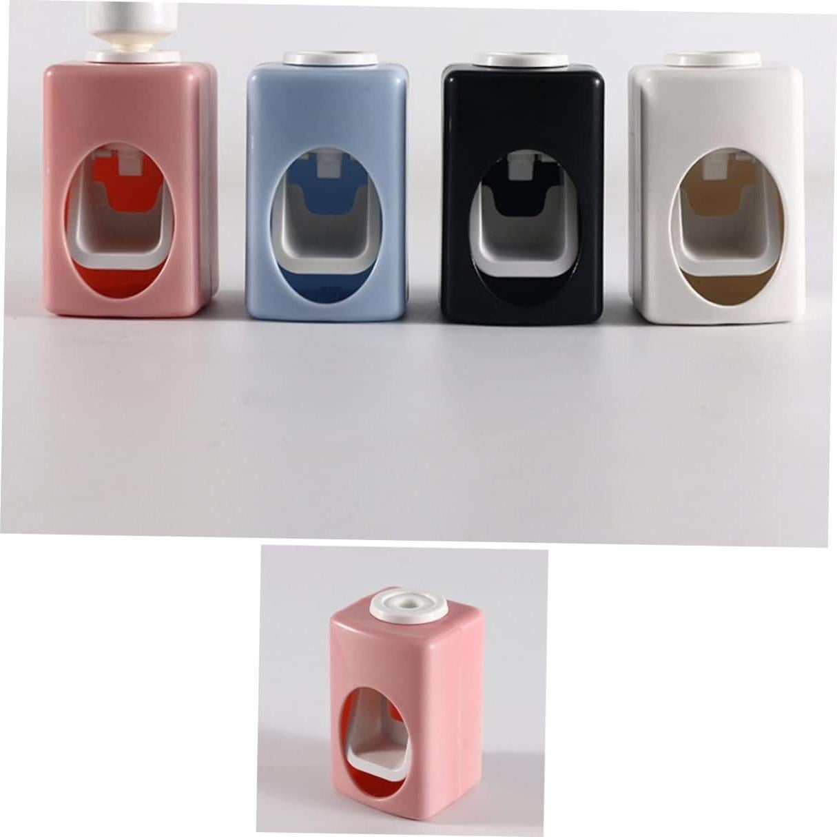 Dispensador Automático de Pasta de Dientes SAFIGLE Rosa 2 Pcs