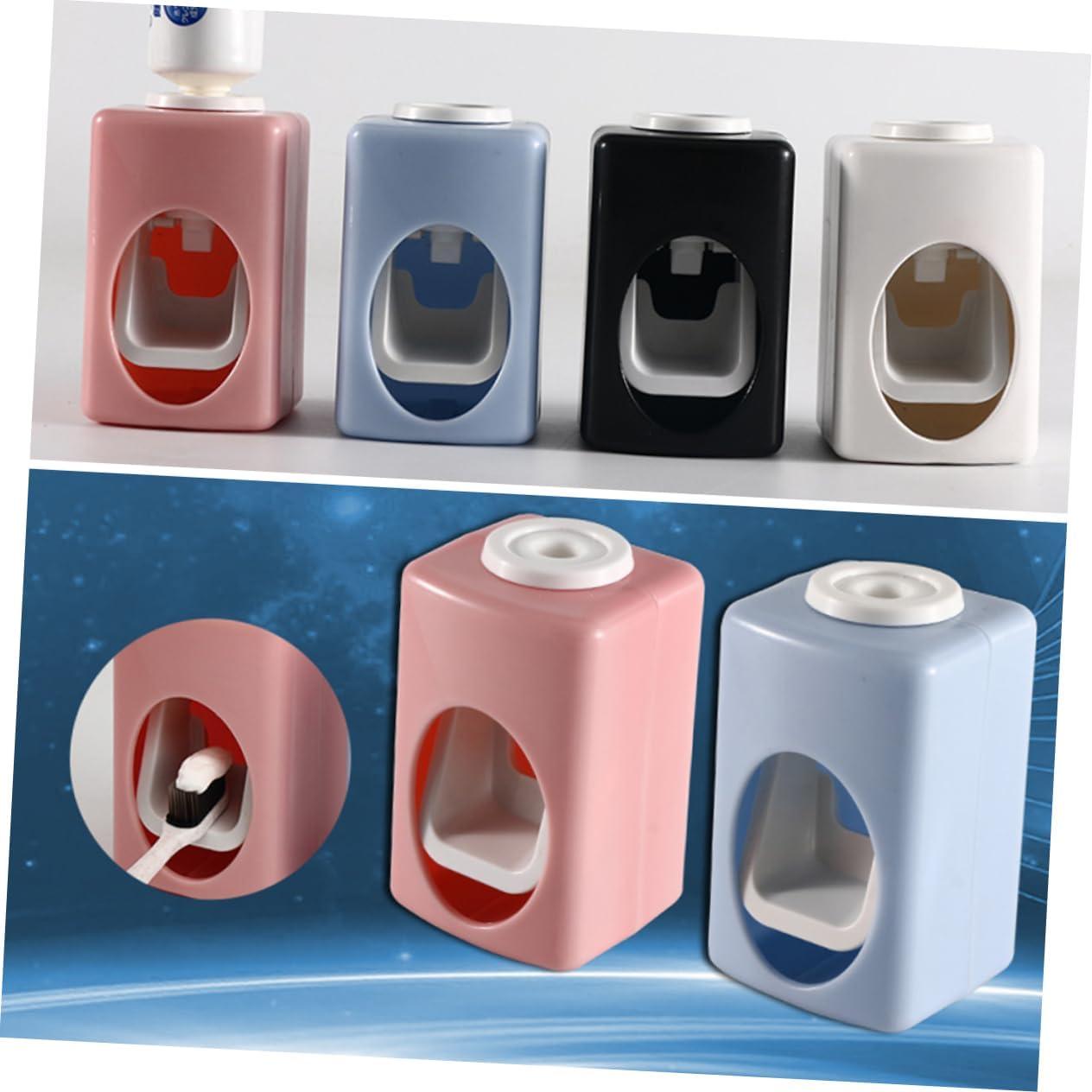 Dispensador Automático de Pasta de Dientes SAFIGLE Rosa 2 Pcs