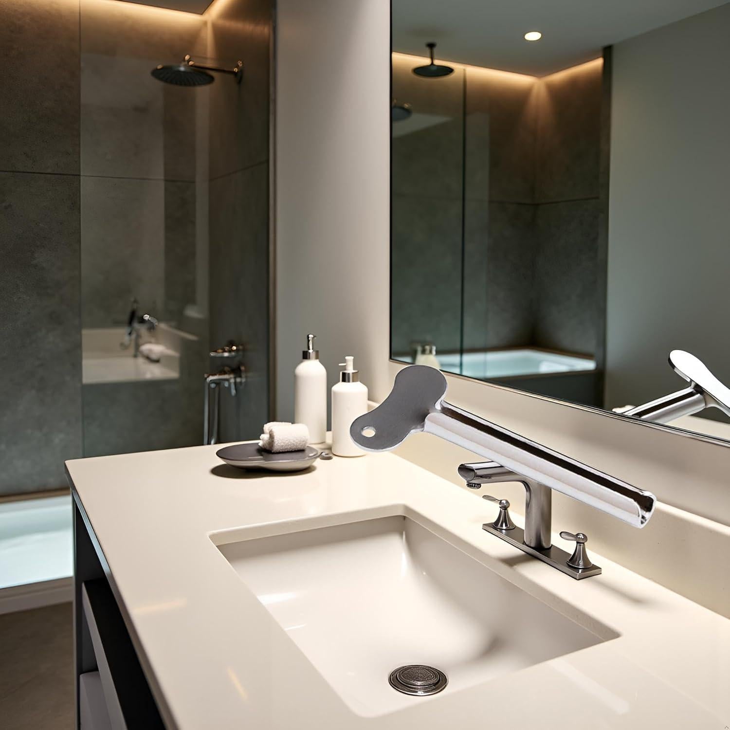 Exprimidor de Pasta de Dientes Sluswallow Acero Inoxidable Corazón