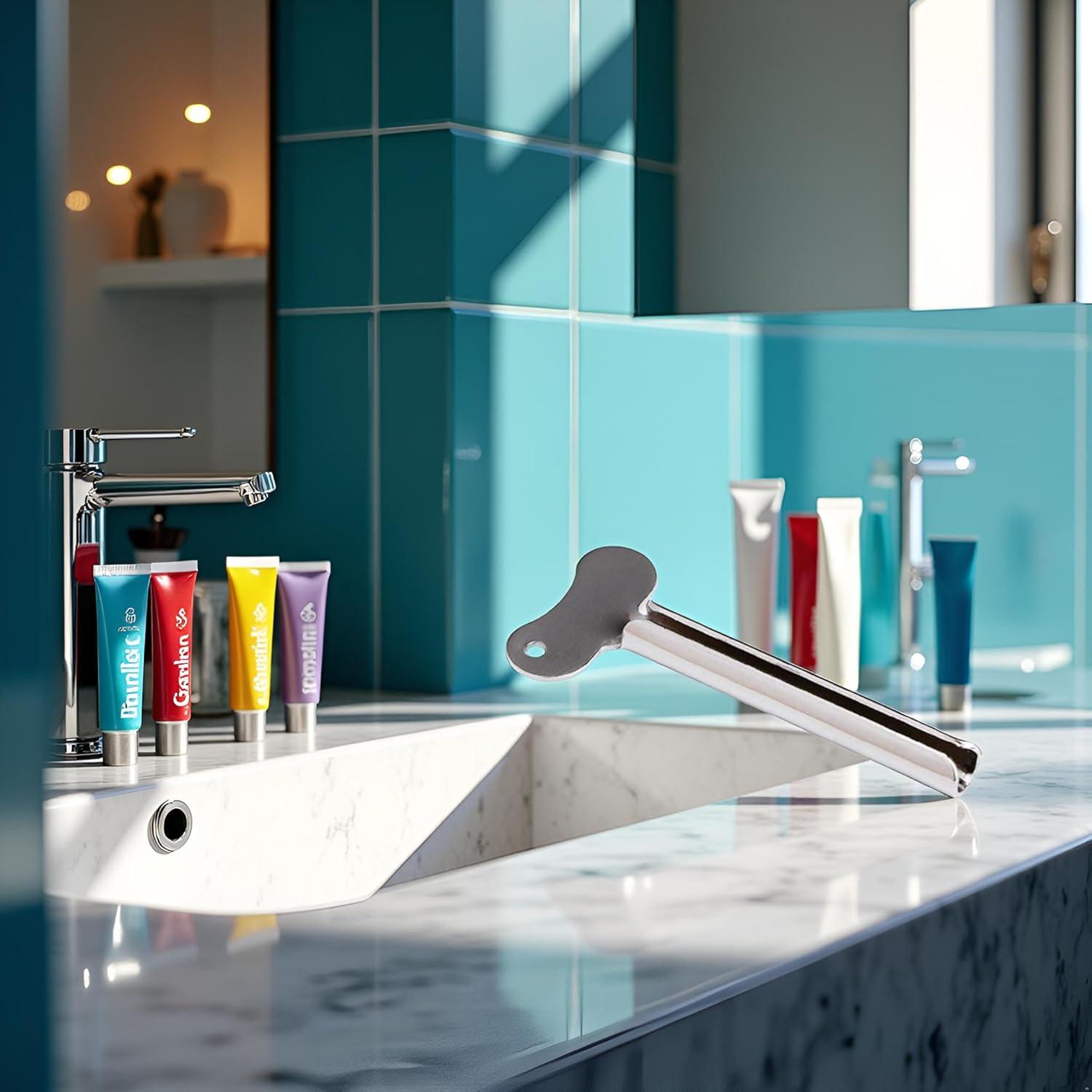 Exprimidor de Pasta de Dientes Sluswallow Acero Inoxidable Corazón