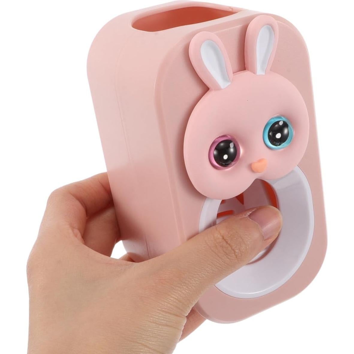 Dispensador de Pasta de Dientes Healeved Rosa Montado en Pared