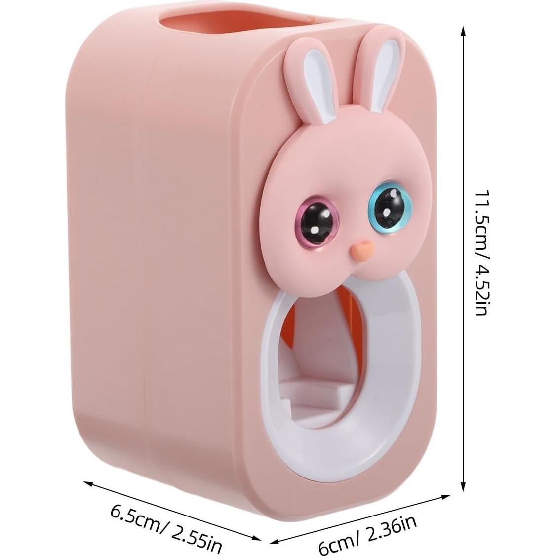 Dispensador de Pasta de Dientes Healeved Rosa Montado en Pared