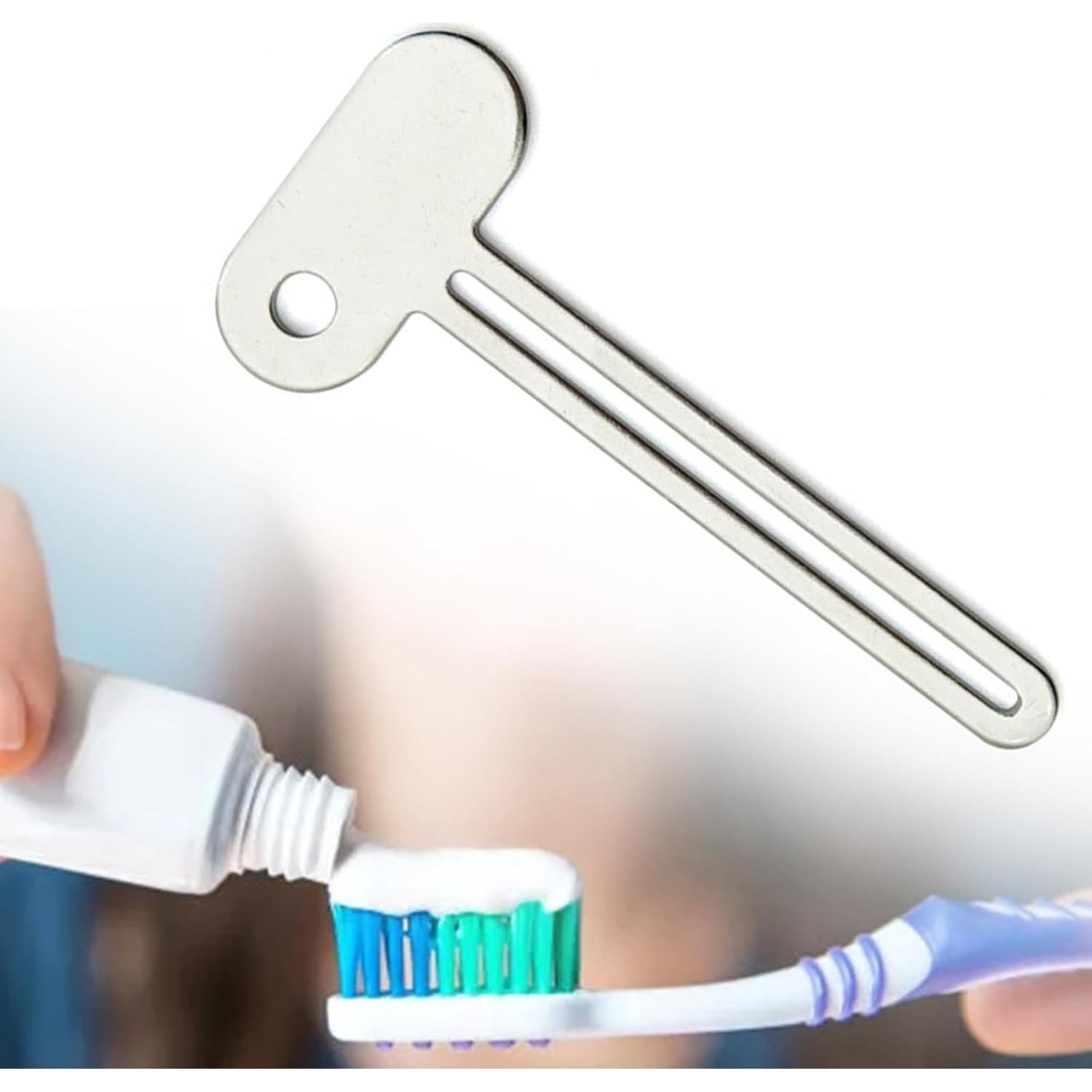 Exprimidor de Tubo en Forma de Llave Plateado Pxiryanlow - 2 Piezas