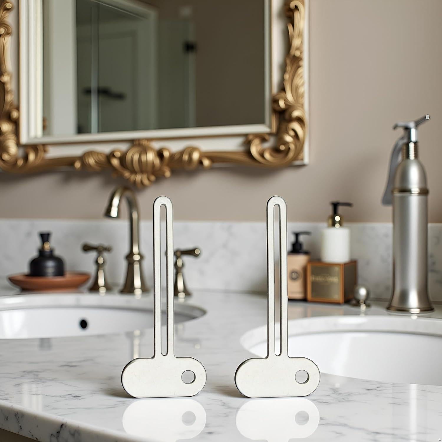 Exprimidor de Tubo en Forma de Llave Plateado Pxiryanlow - 2 Piezas