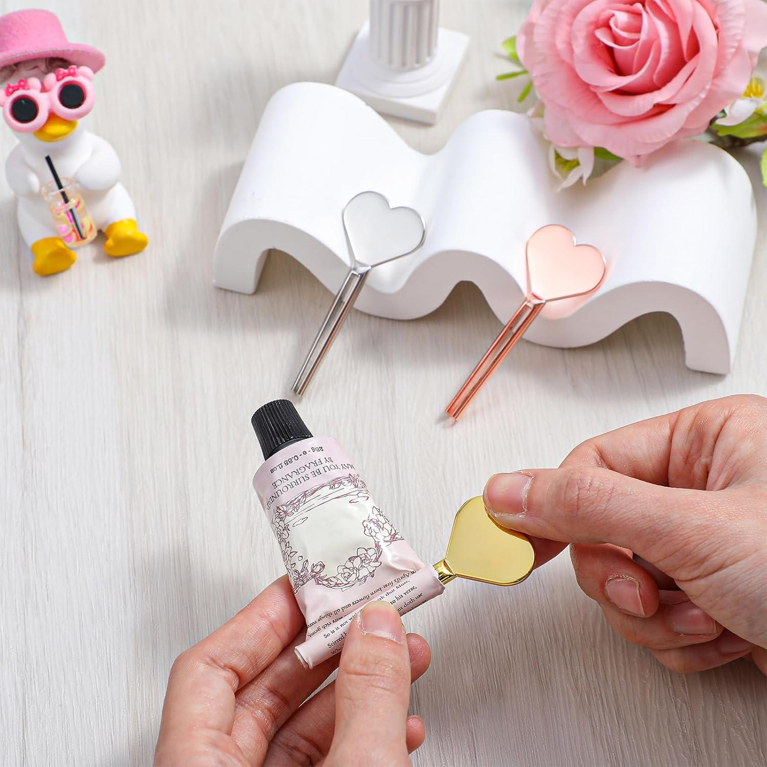 Exprimidor de Tubos de Metal Classicseali - 3 Piezas Corazón