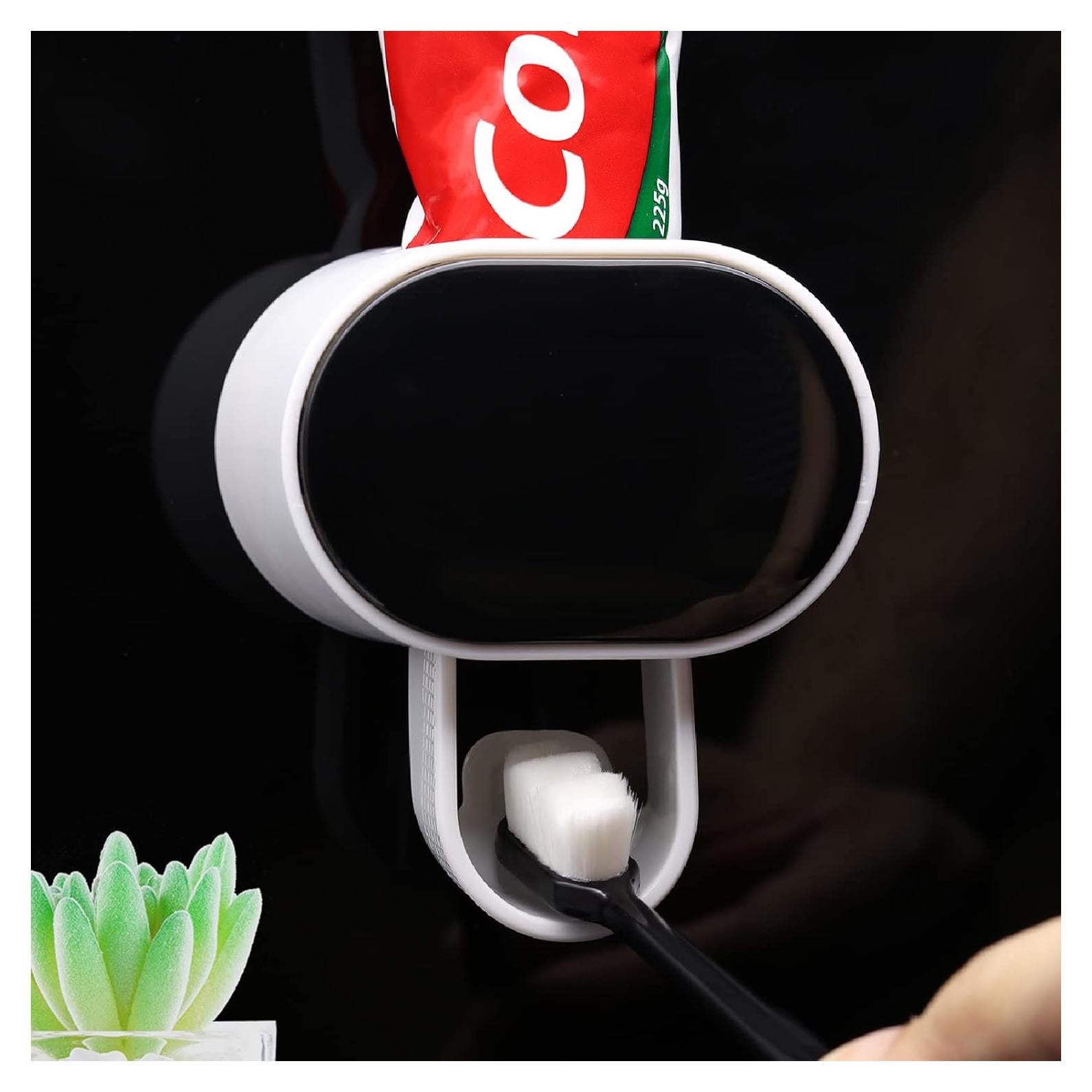 Dispensador Automático de Pasta de Dientes So Nice Negro