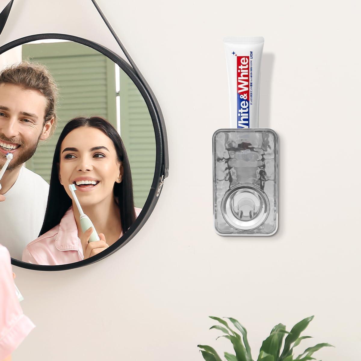 Dispensador Automático de Pasta de Dientes Hooshion Gris