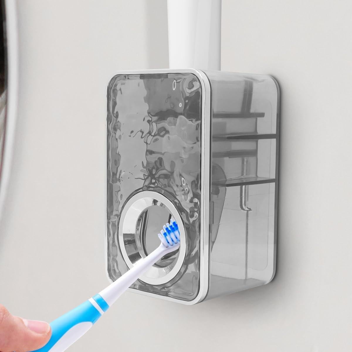 Dispensador Automático de Pasta de Dientes Hooshion Gris