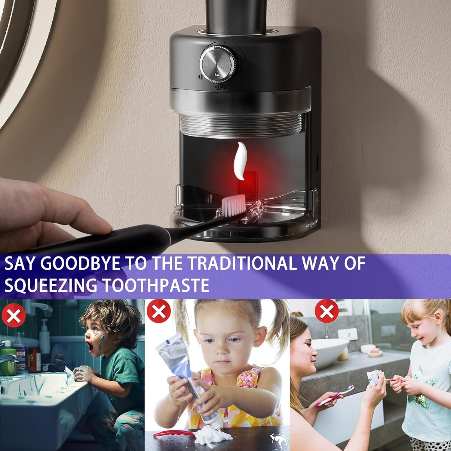 Dispensador Automático de Pasta de Dientes Wekity Negro