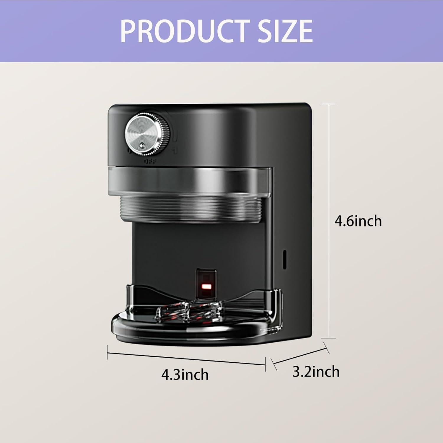 Dispensador Automático de Pasta de Dientes Wekity Negro