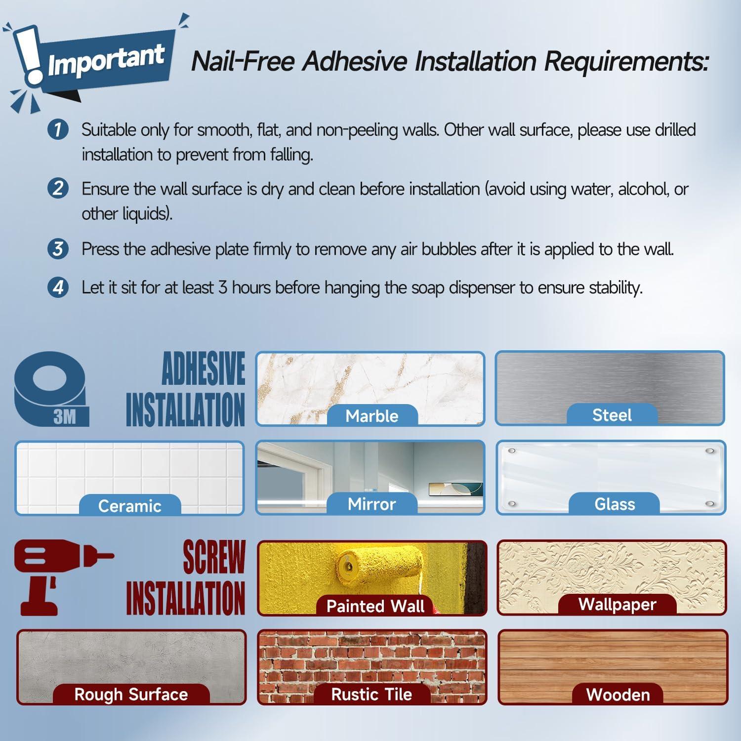 Dispensador Automático de Jabón AIKE AK1216 700ml Plata