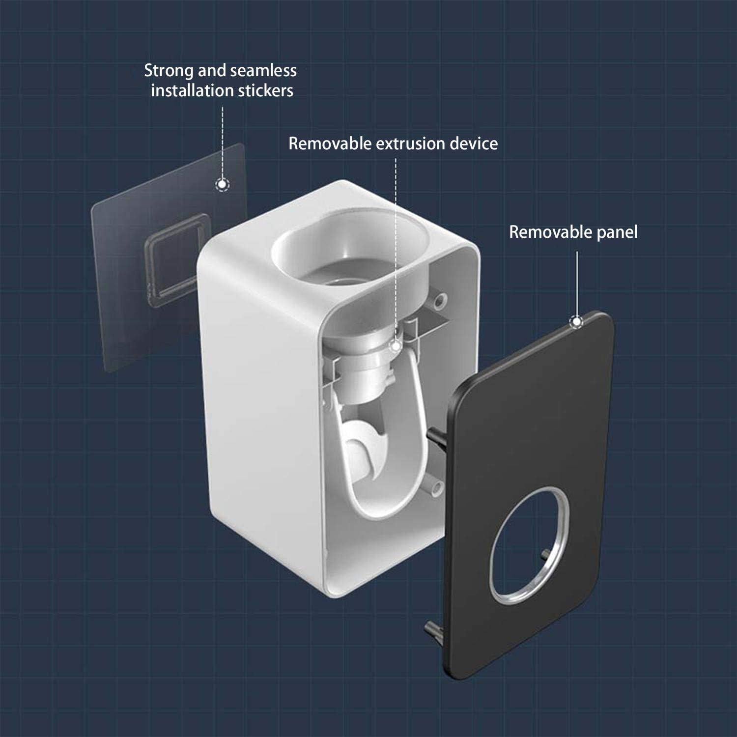 Dispensador Automático de Pasta de Dientes VICKSONGS Negro