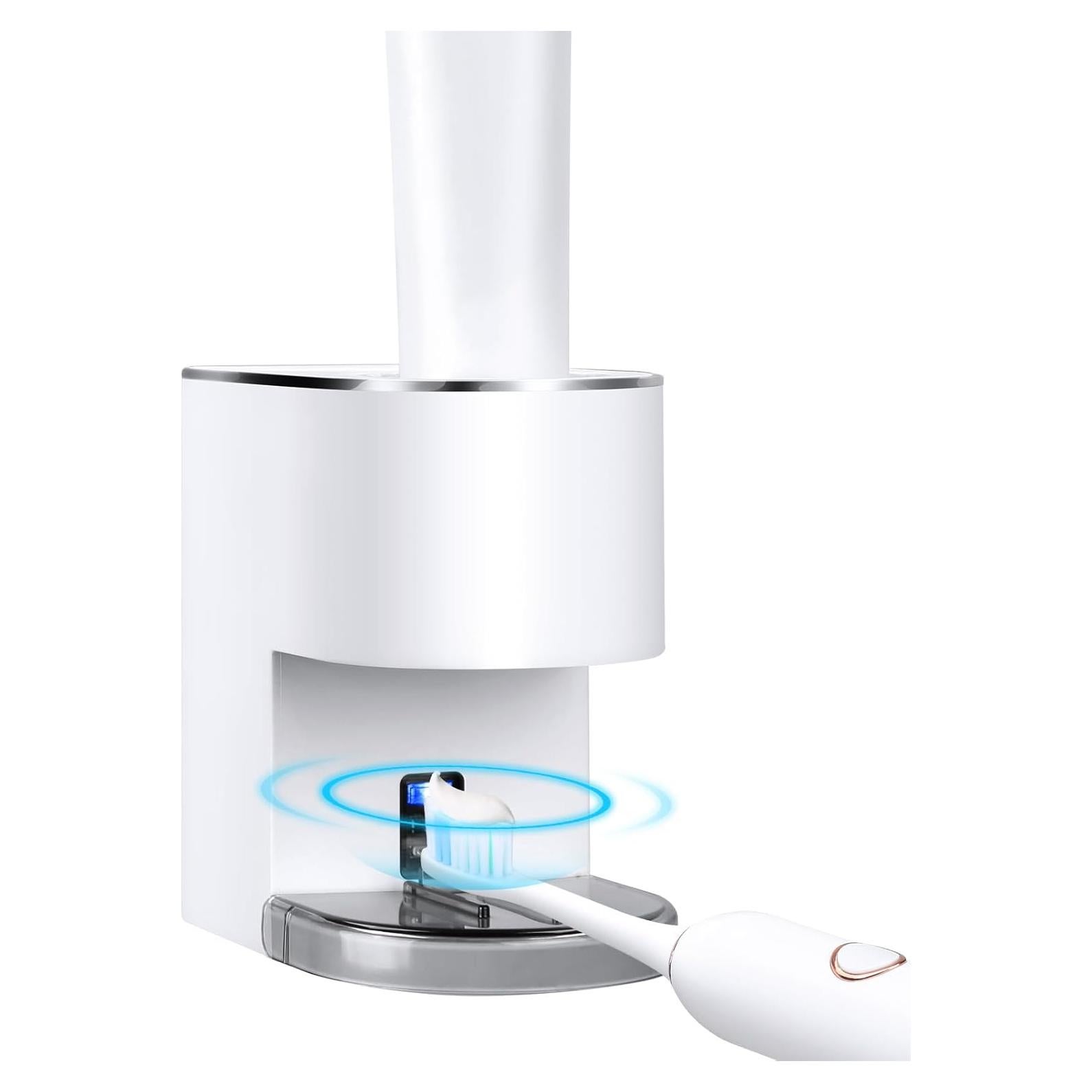 Dispensador Automático de Pasta de Dientes Monstake Blanco 6 Niveles