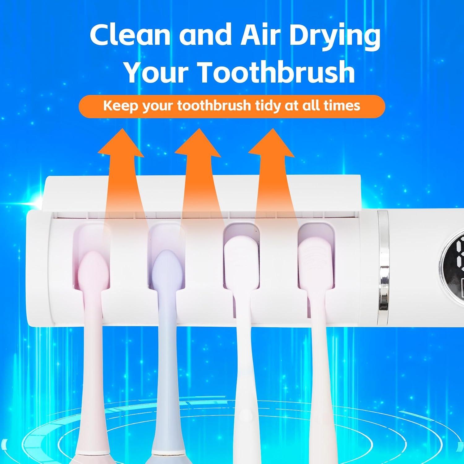 Soporte para Cepillos de Dientes SNAHWGI YS-QJQ con Dispensador Automático