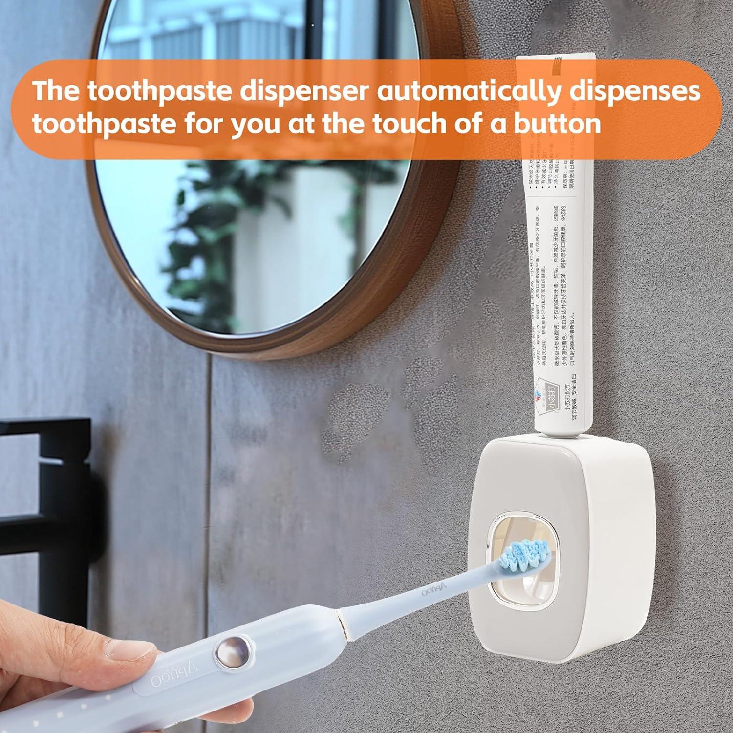 Soporte para Cepillos de Dientes SNAHWGI YS-QJQ con Dispensador Automático