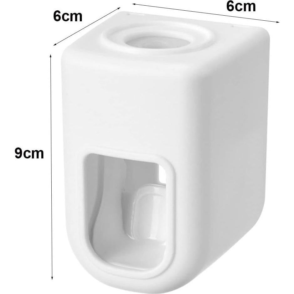 Dispensador Automático de Pasta de Dientes Gofidin 2 Pcs Blanco y Azul