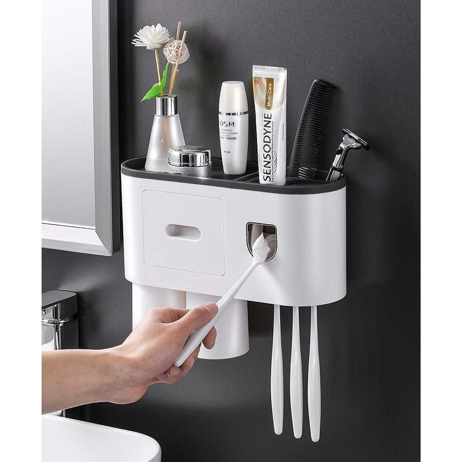 Soporte de Cepillos de Dientes ZZ LIFE con Dispensador Automático