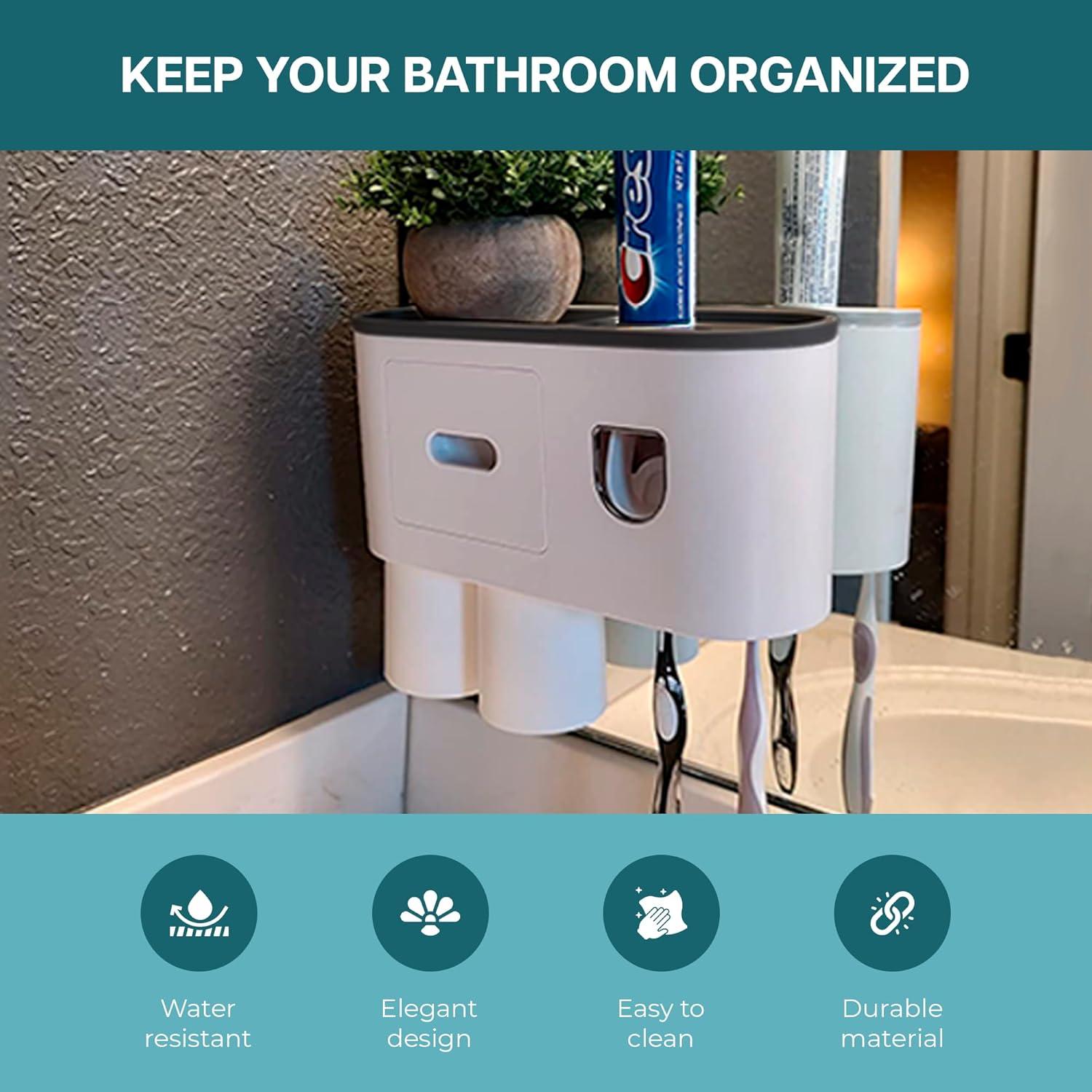 Soporte de Cepillos de Dientes ZZ LIFE con Dispensador Automático