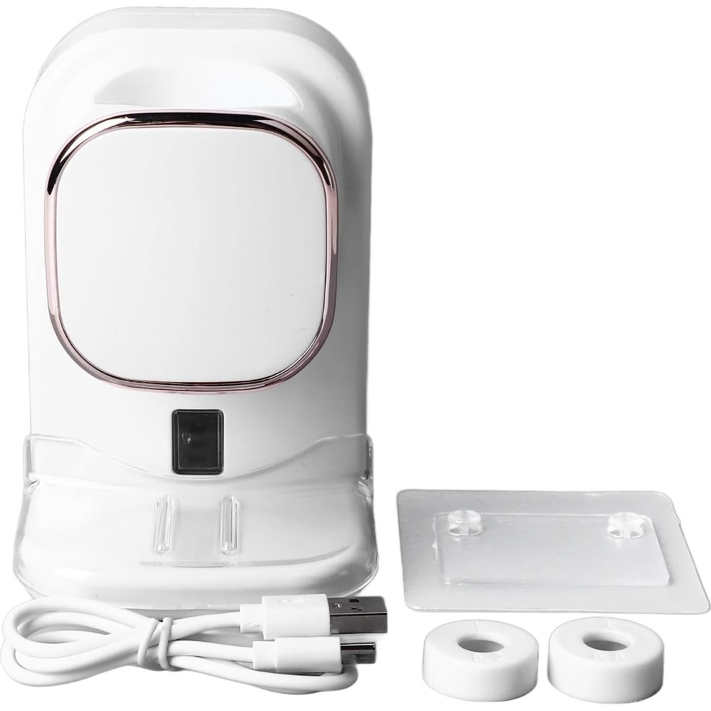 Dispensador de Pasta de Dientes Eléctrico ANGGREK Blanco con Sensor