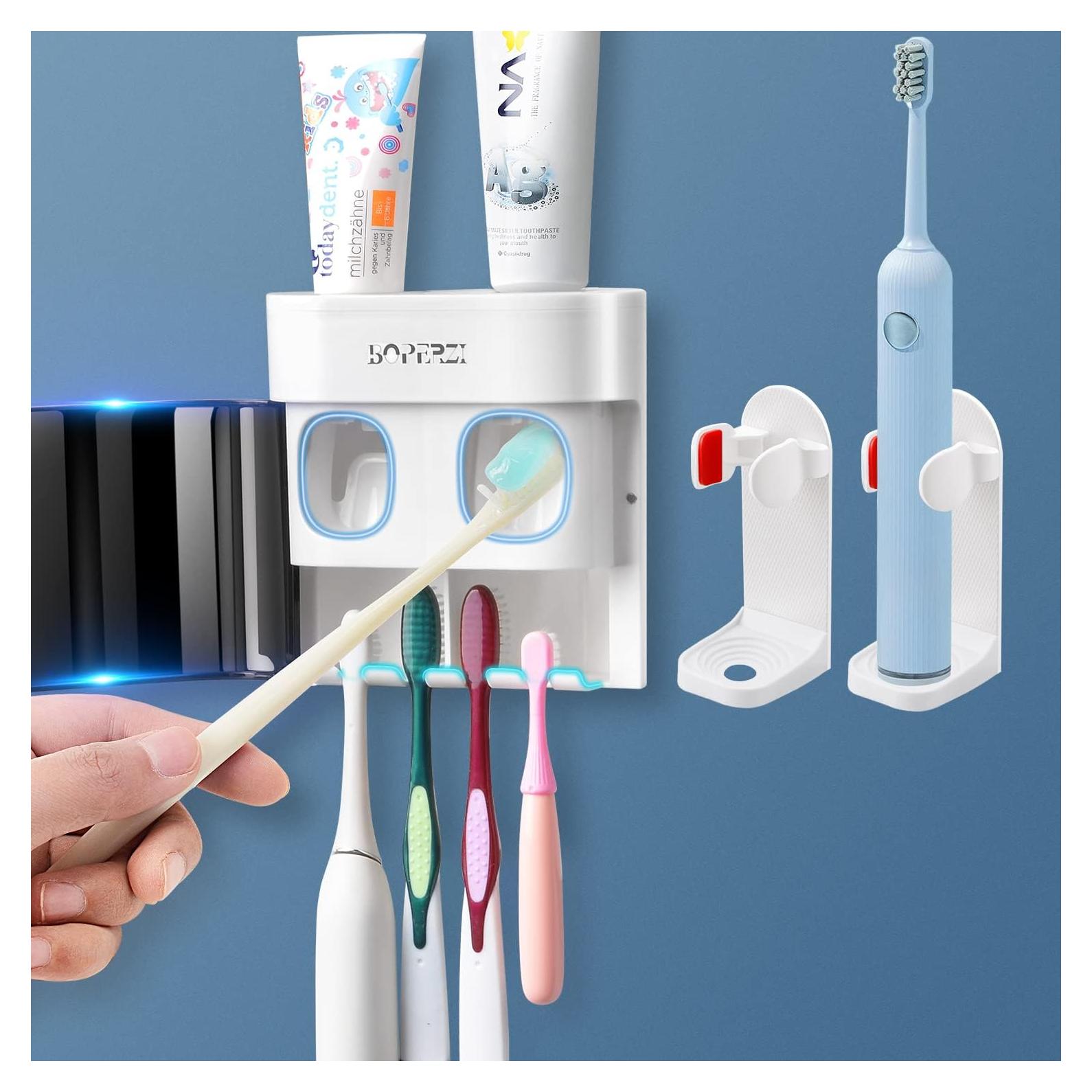 Soporte de Cepillo de Dientes Boperzi con Dispensador Automático