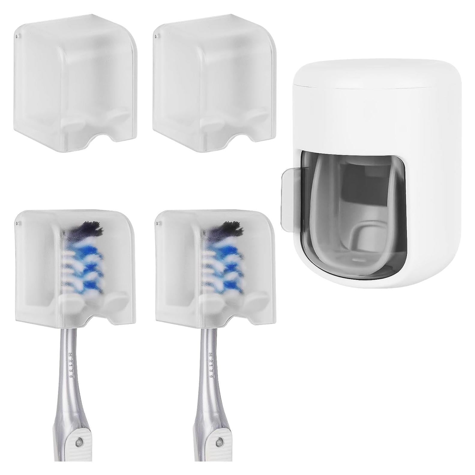Soporte para Cepillos de Dientes LUEXBOX con Dispensador Automático