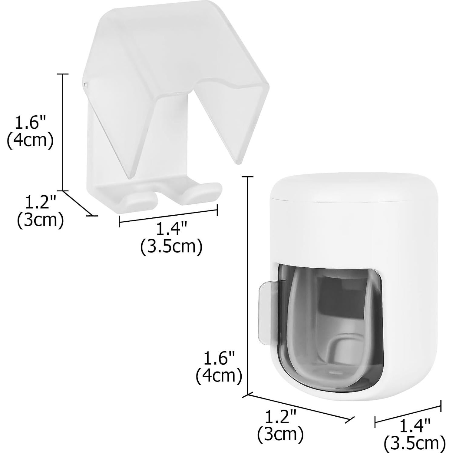 Soporte para Cepillos de Dientes LUEXBOX con Dispensador Automático