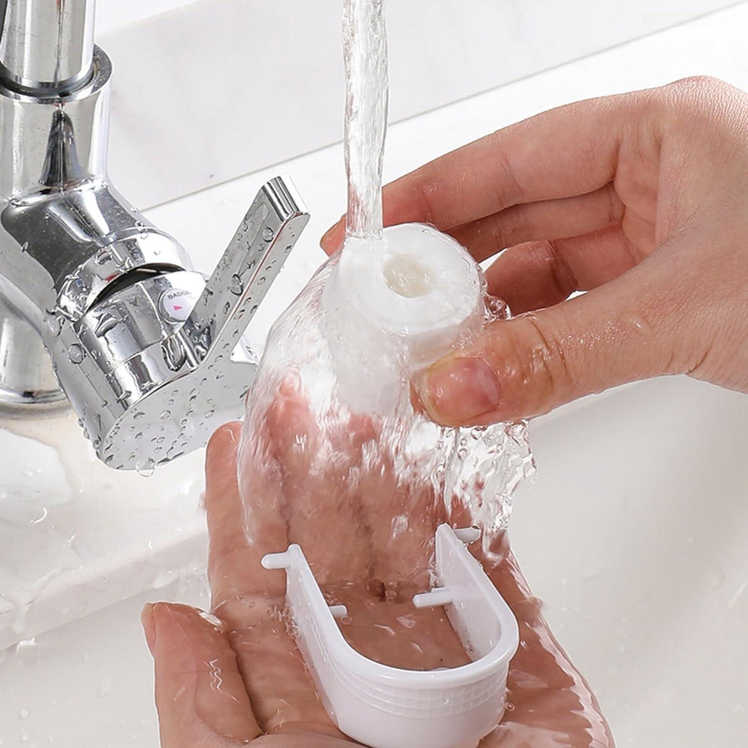 Soporte de Cepillo de Dientes VHIEDN Montado en Pared 3 en 1 Negro