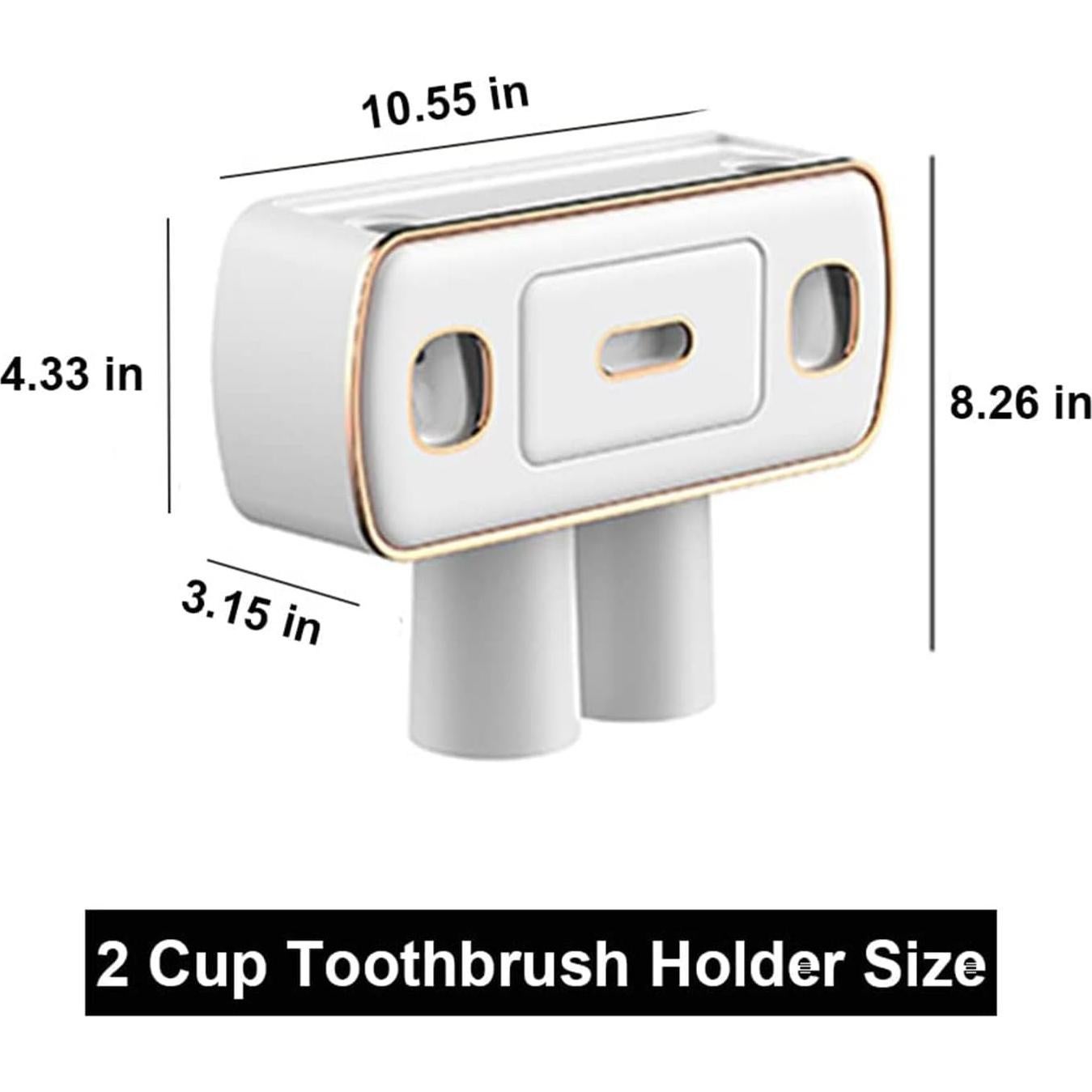 Soporte para Cepillos de Dientes Wekity Verde con Dispensador