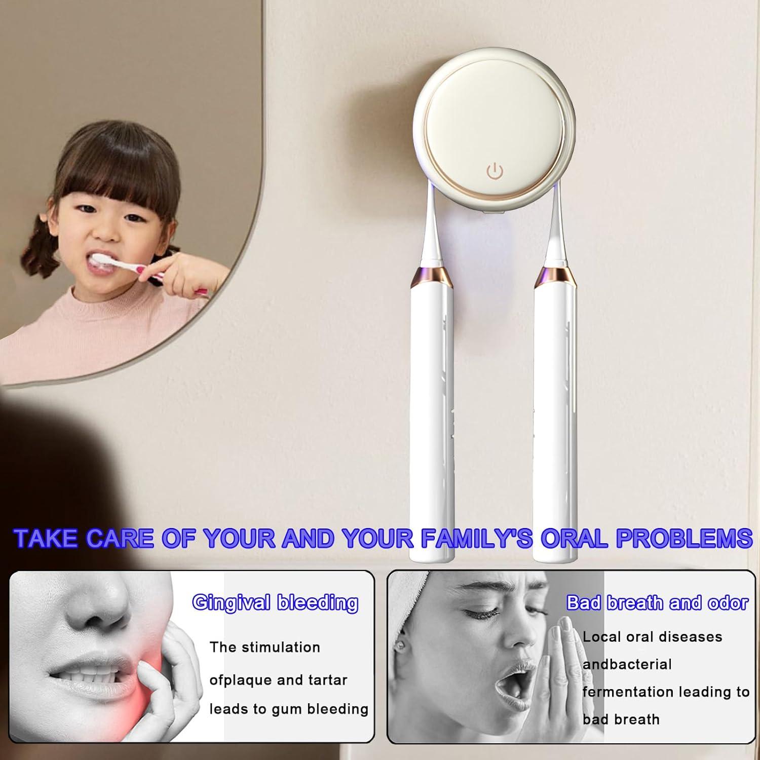 Soporte para Cepillos de Dientes Wekity Blanco con Secado Rápido