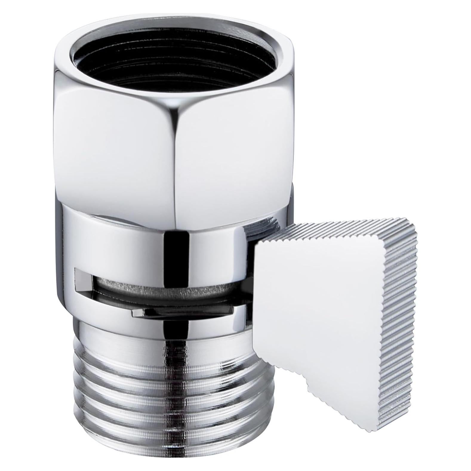 Válvula de Cierre de Latón Angle Simple para Ducha Cromo