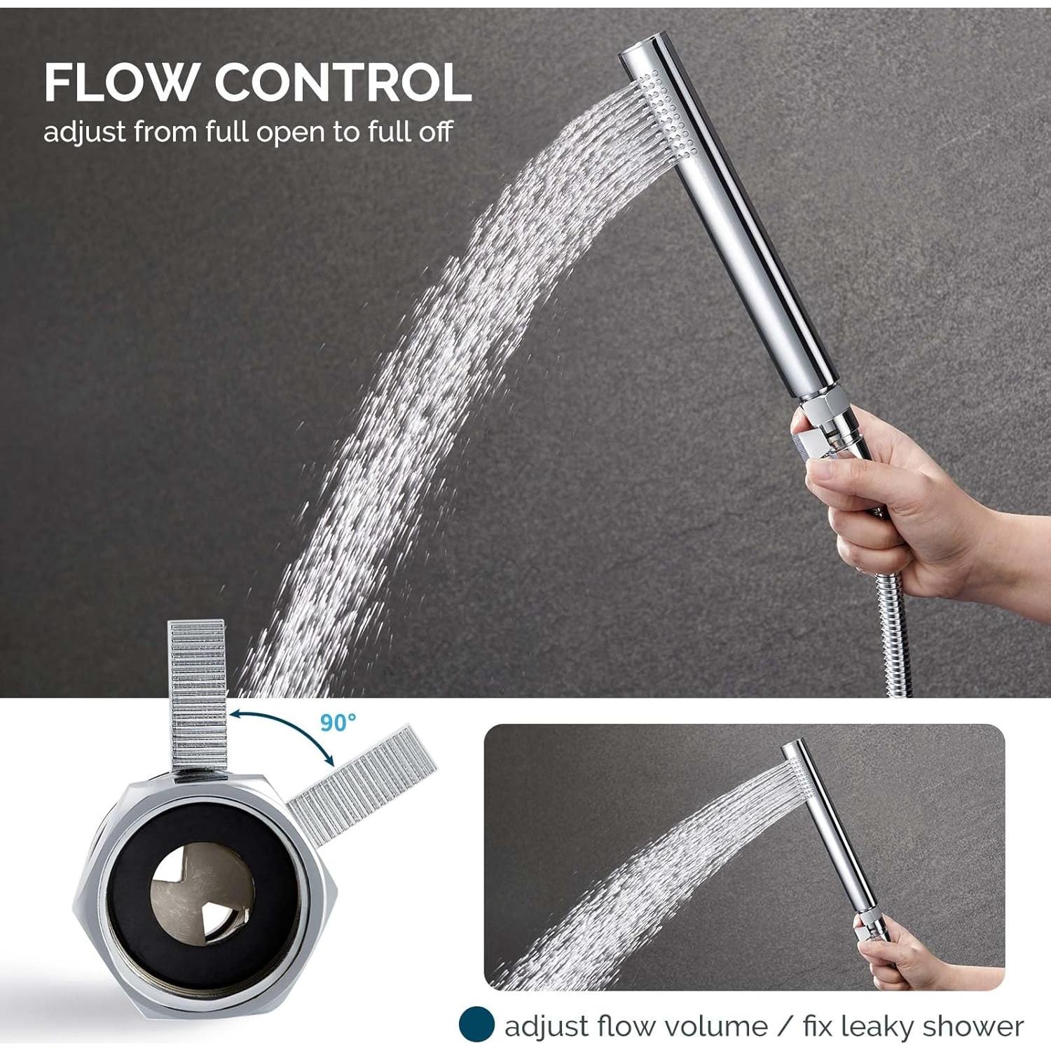 Válvula de Cierre de Latón Angle Simple para Ducha Cromo