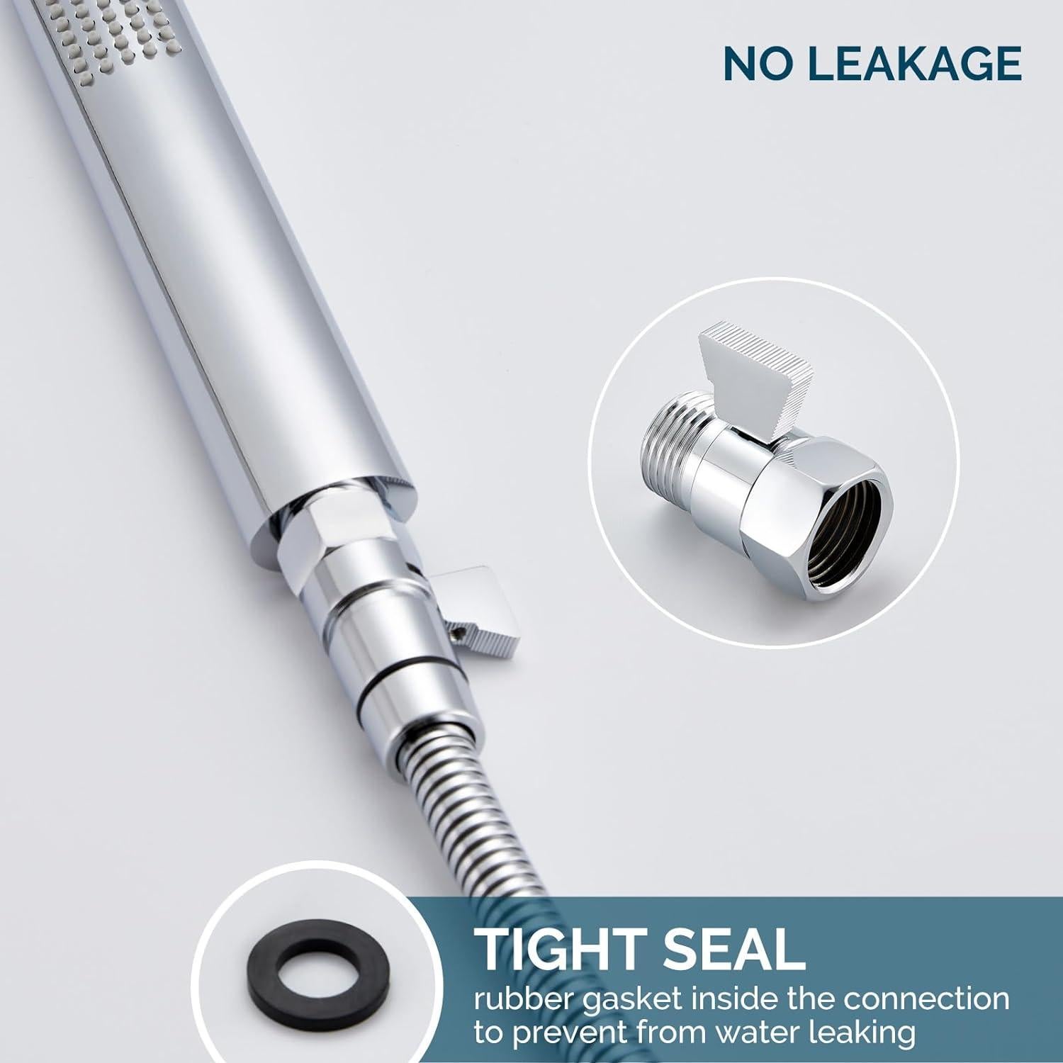 Válvula de Cierre de Latón Angle Simple para Ducha Cromo