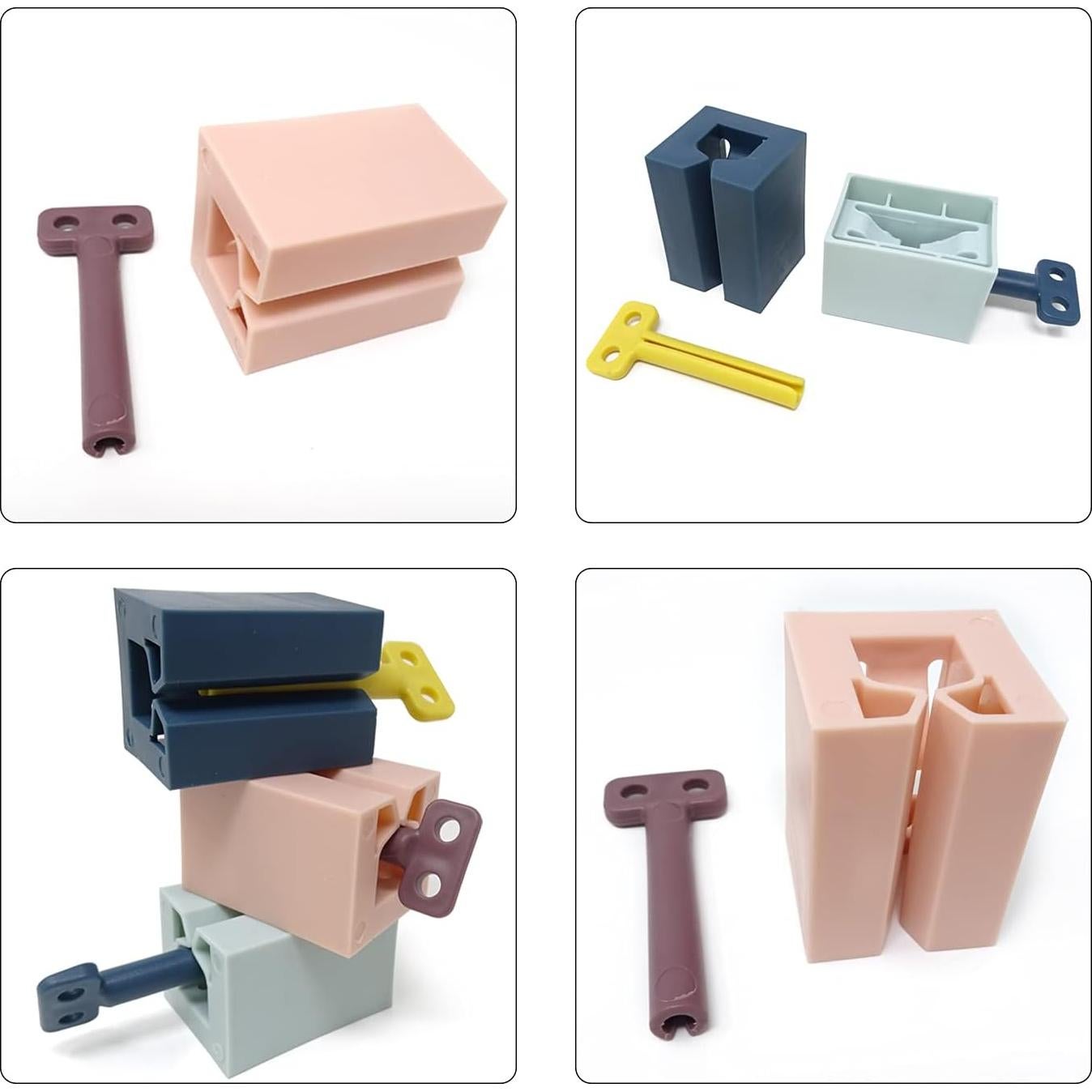 Soporte de Tubo de Pasta de Dientes Honbay 3 Piezas