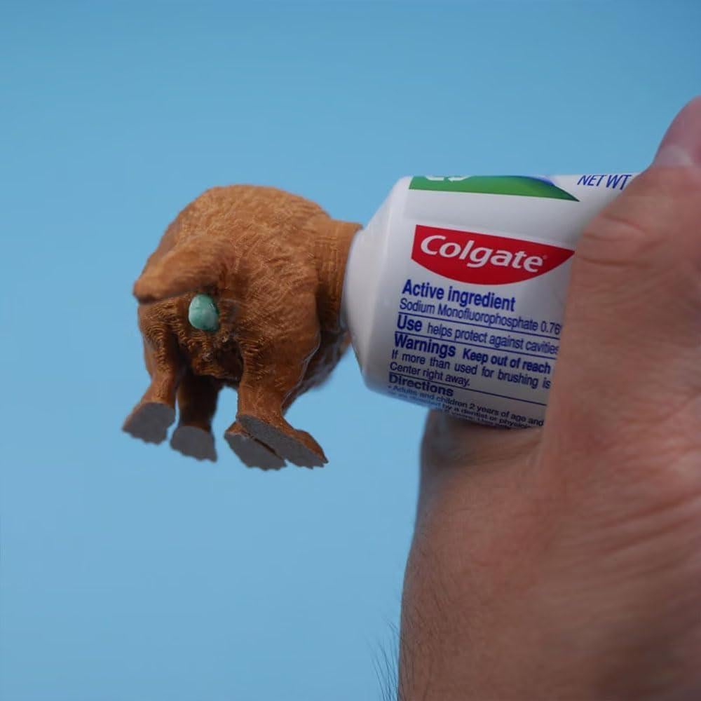 Dispensador de Pasta de Dientes Divertido Yuecher Golden Retriever