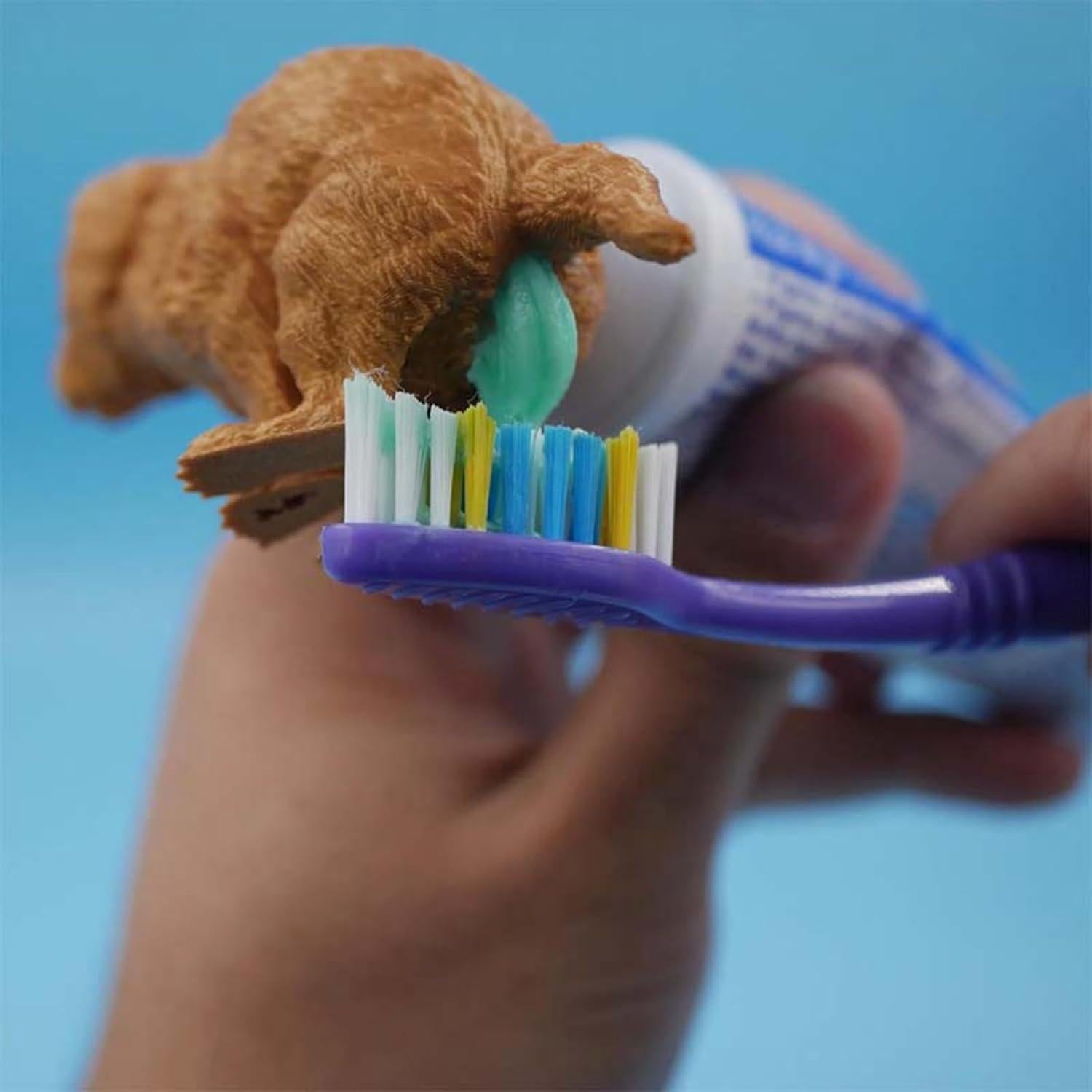 Dispensador de Pasta de Dientes Divertido Yuecher Golden Retriever