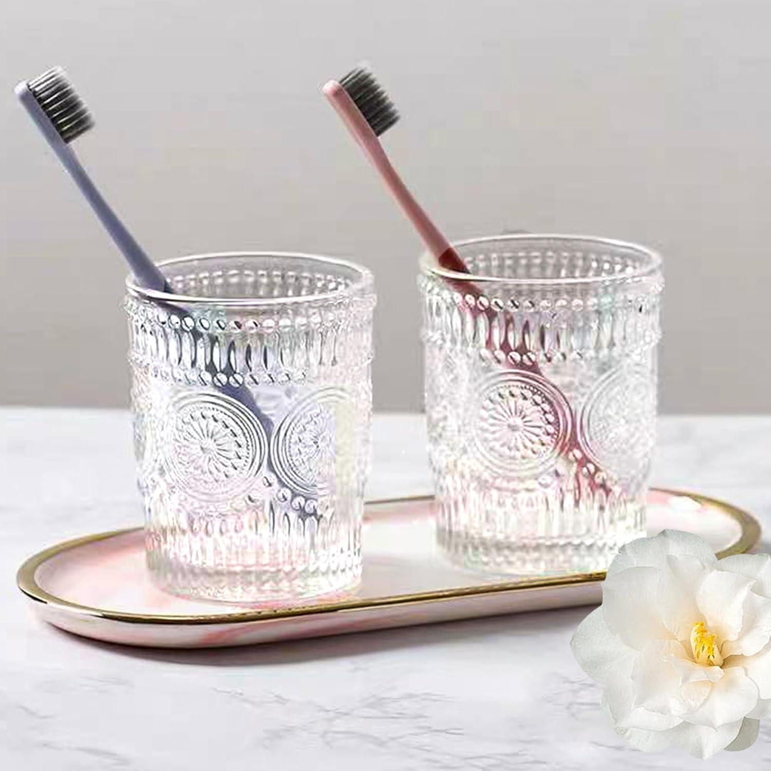 Soporte de Cepillos de Dientes de Vidrio CAZAGA 400g Apilable