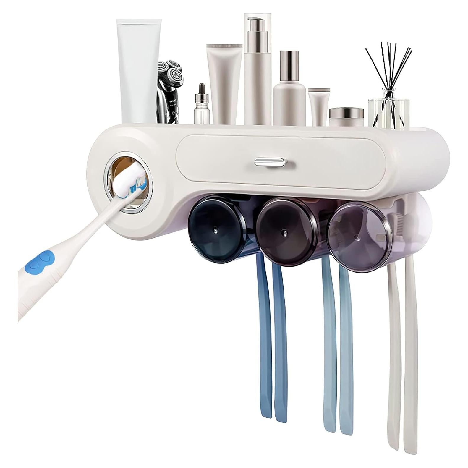 Dispensador Automático de Pasta de Dientes YardGo Blanco