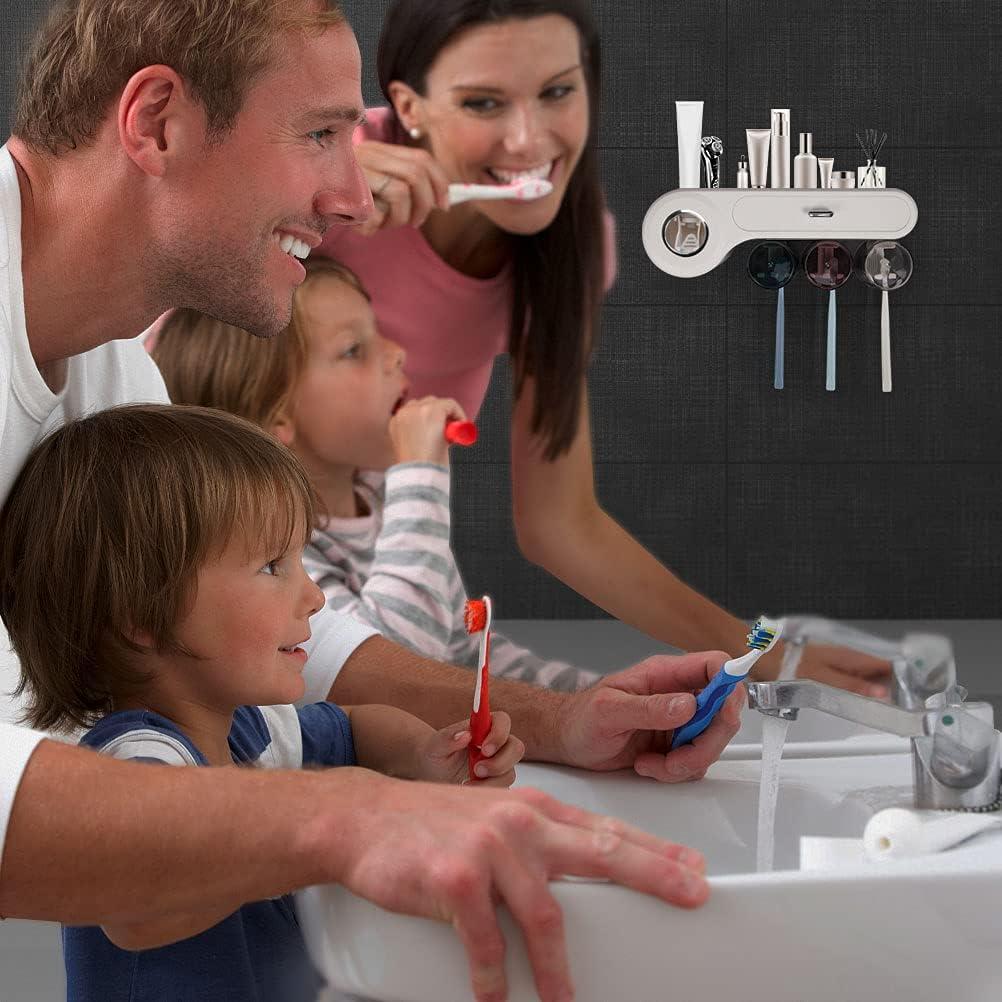 Dispensador Automático de Pasta de Dientes YardGo Blanco