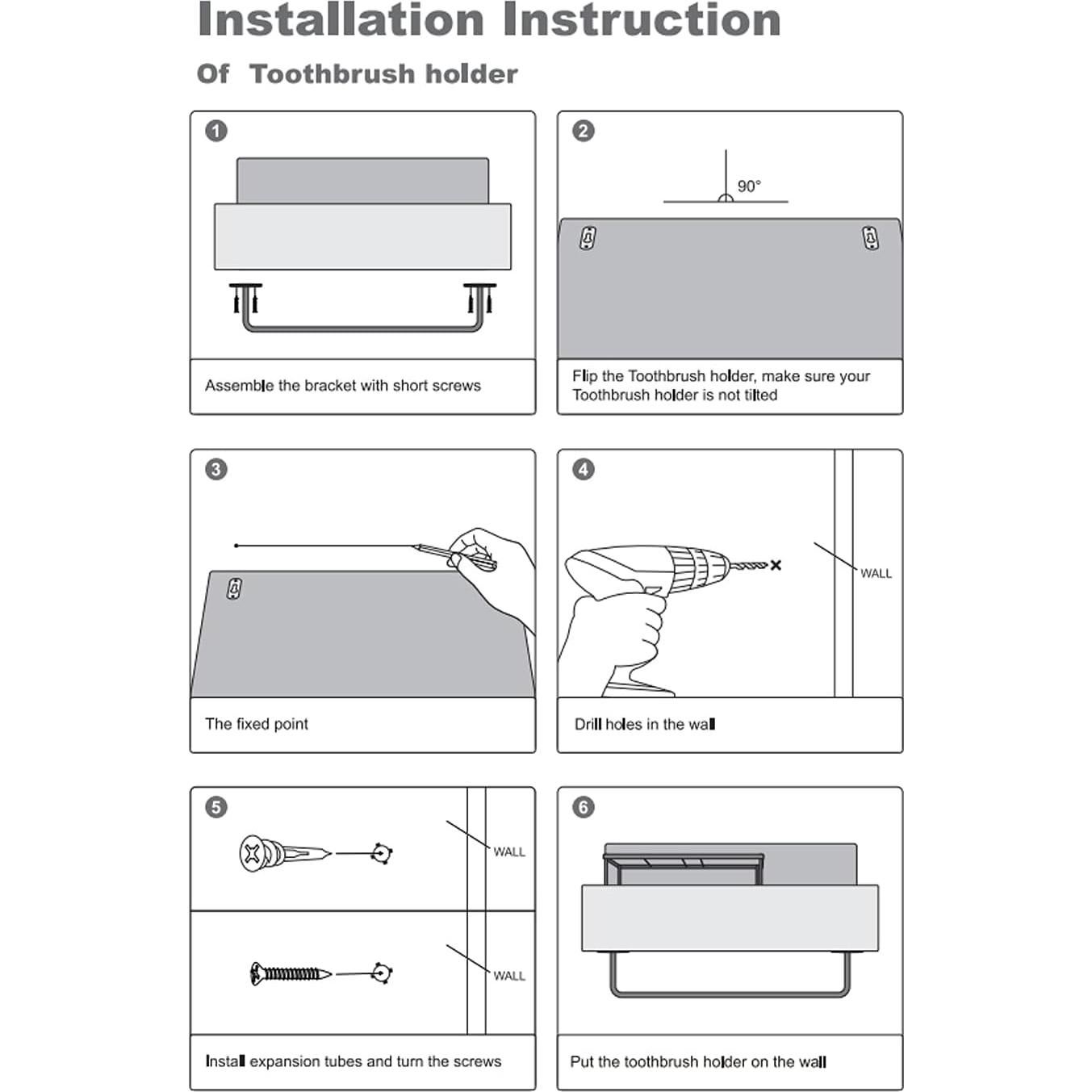 Soporte de Cepillos de Dientes Dahey de Madera con Dispensador