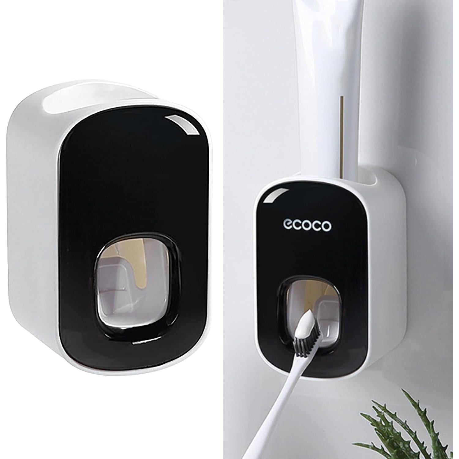 Dispensador Automático de Pasta de Dientes NOENNULL Negro