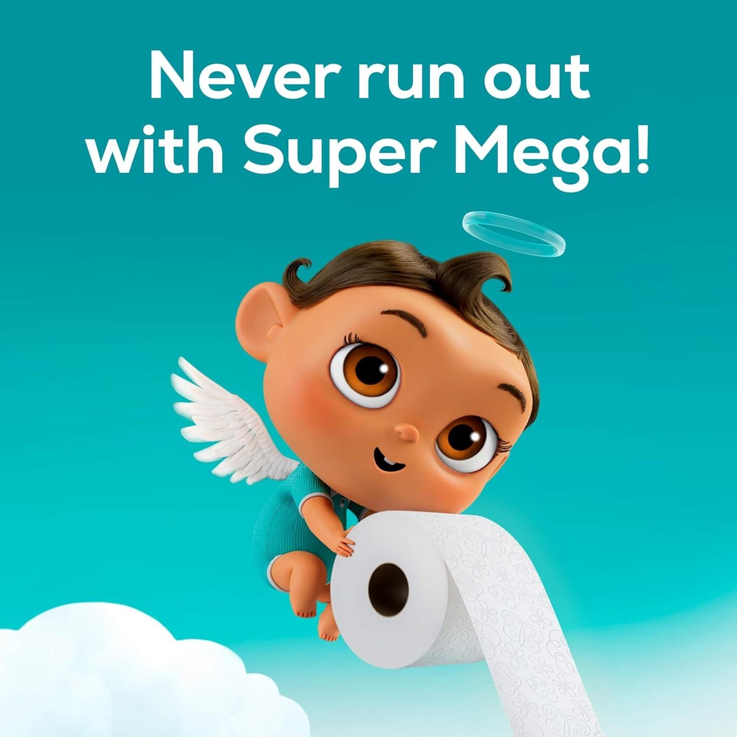 Papel Higiénico Angel Soft Súper Mega 6 Rollos 480 Hojas